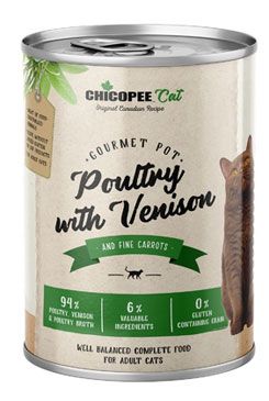 Chicopee Cat Gourmet Pot Poultry with Venison 400 g