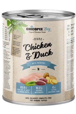 Chicopee Dog Junior Pure Chicken & Duck 800 g