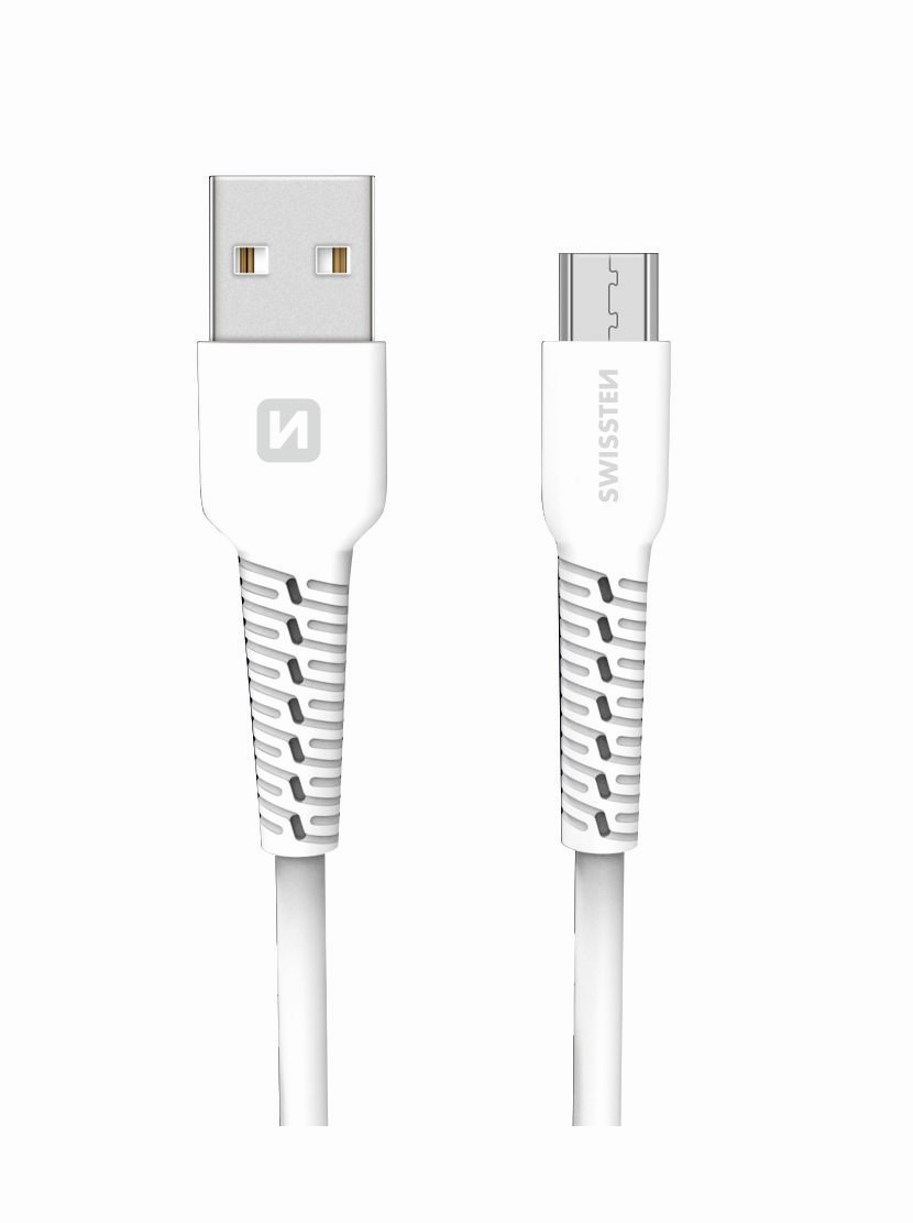 SWISSTEN datový kábel USB / MICRO USB s dĺžkou 1 meter 