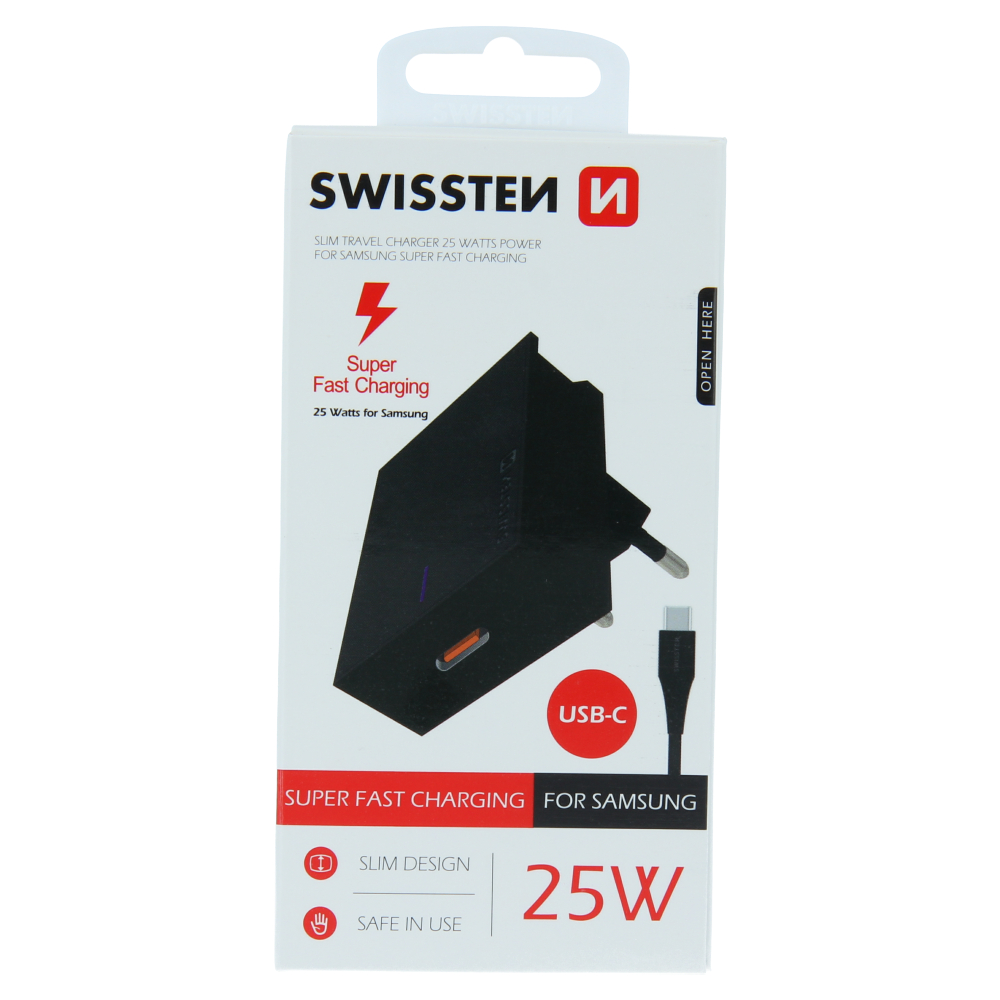Nabíjačka SWISSTEN s rýchlym nabíjanim pre Samsung