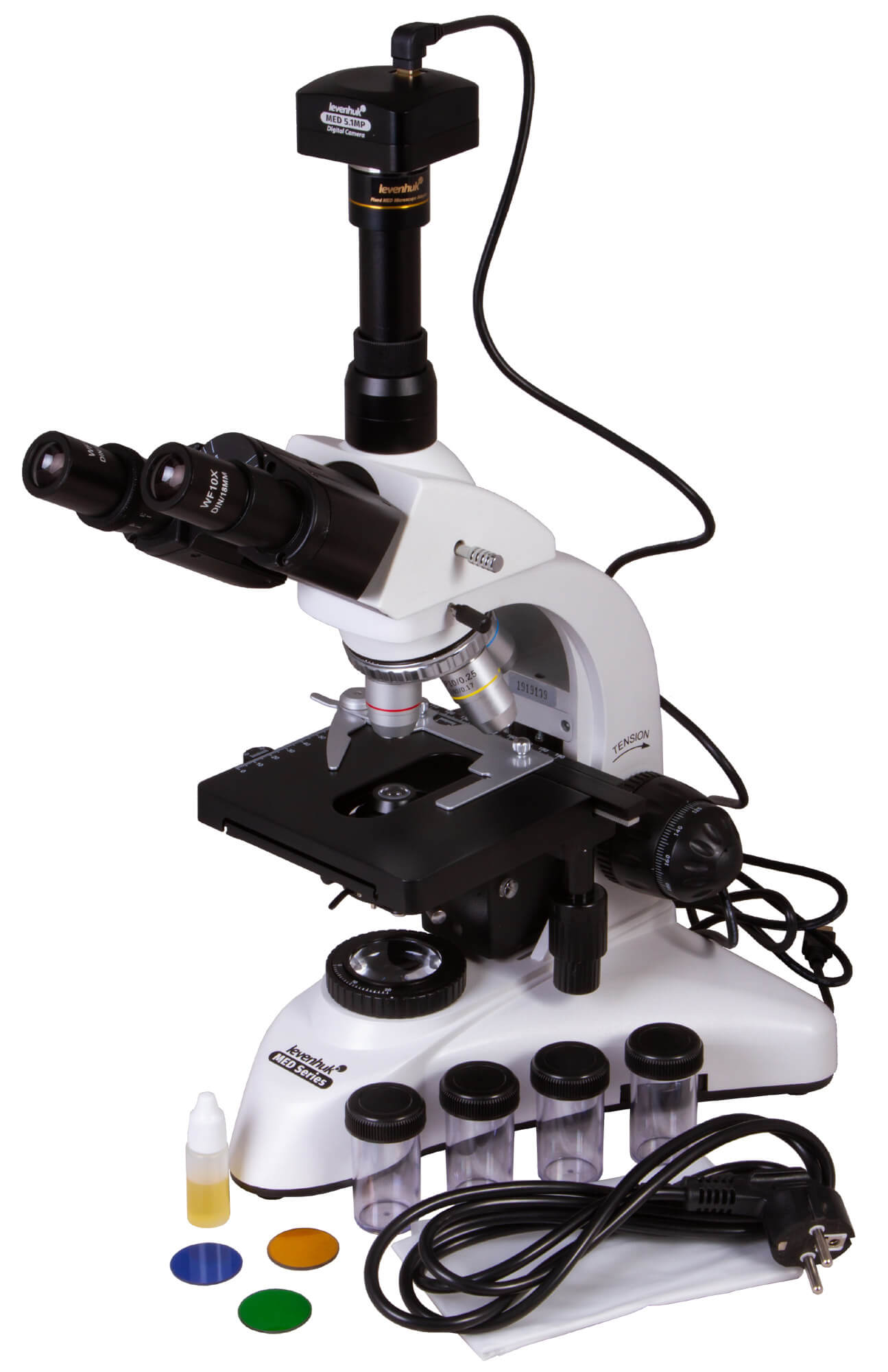 Digitálny trinokulárny mikroskop Levenhuk MED D20T