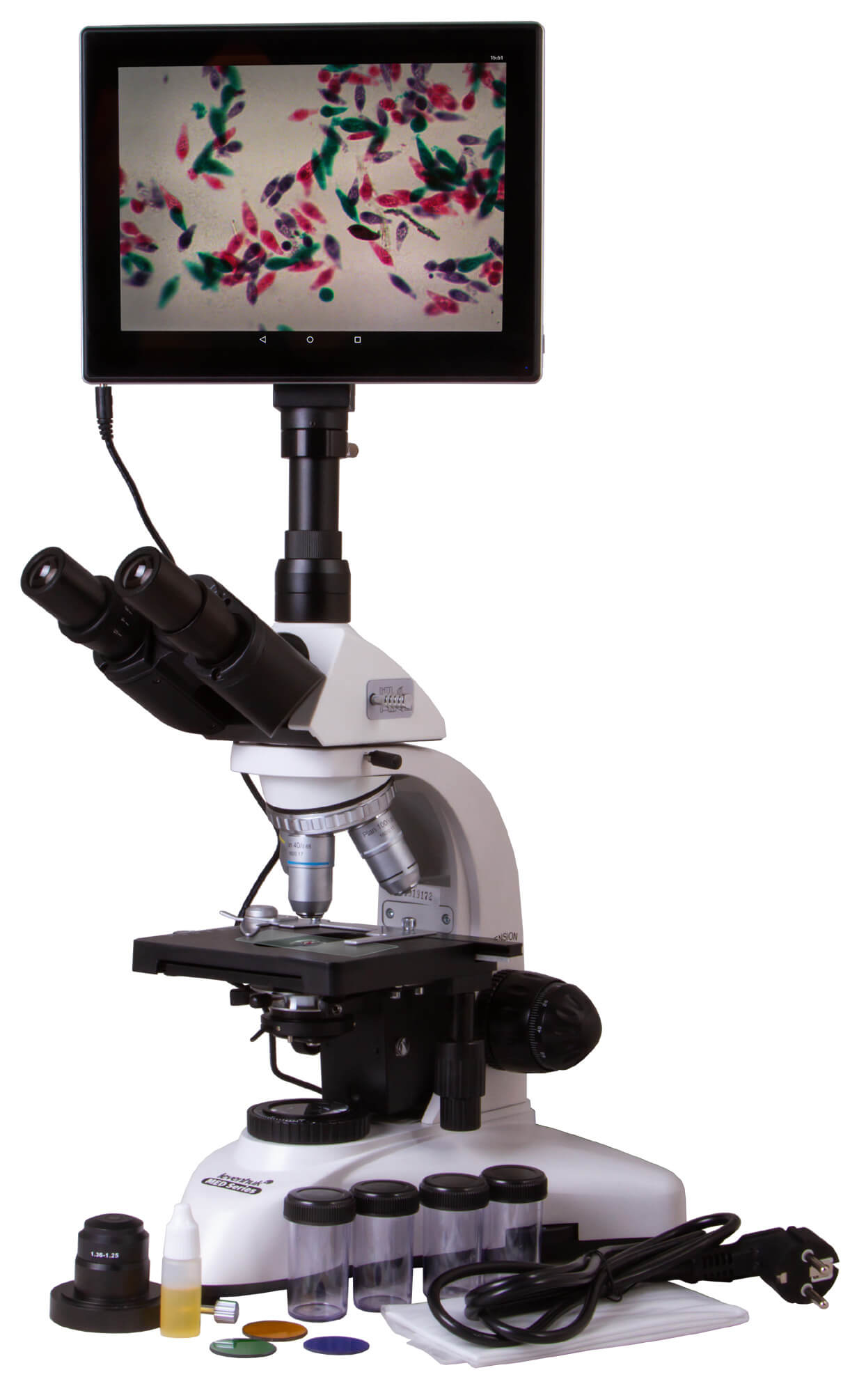 Digitálny trinokulárny mikroskop Levenhuk MED D25T LCD
