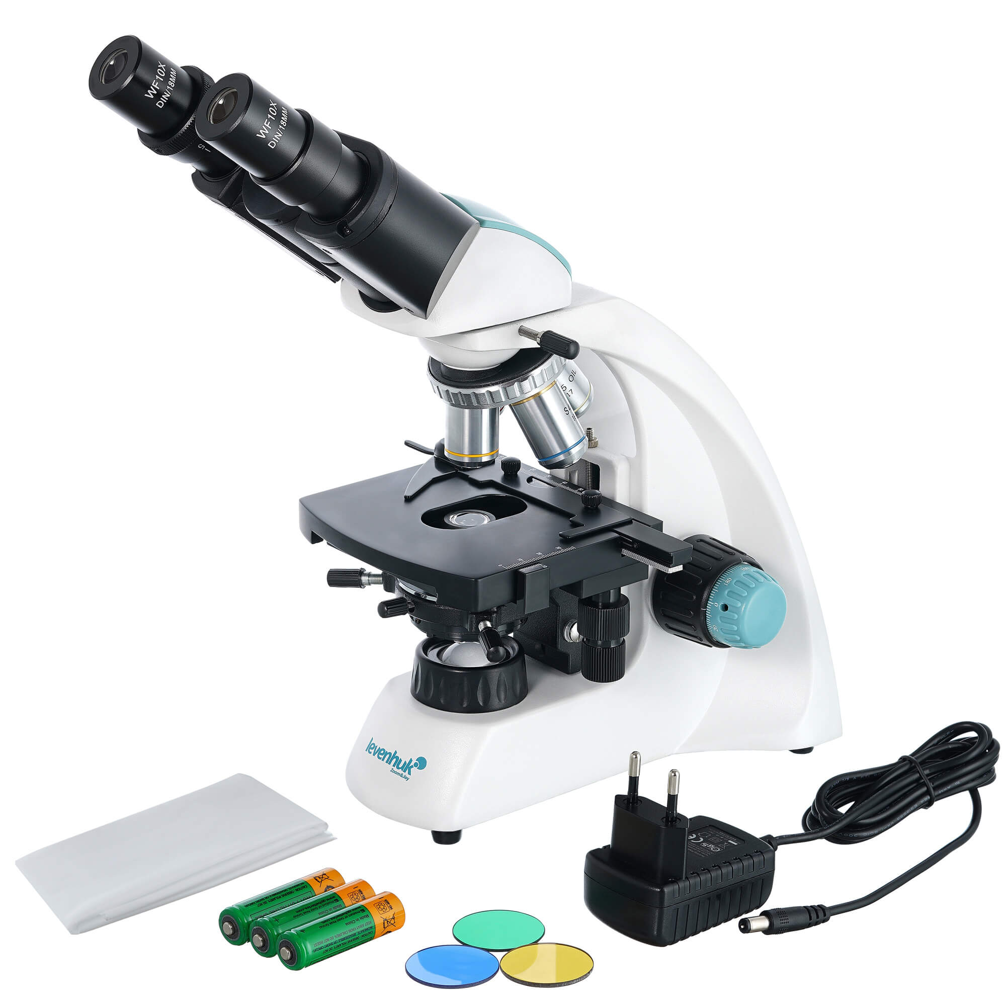 Obsah balenia - Binokulárny mikroskop Levenhuk 400B