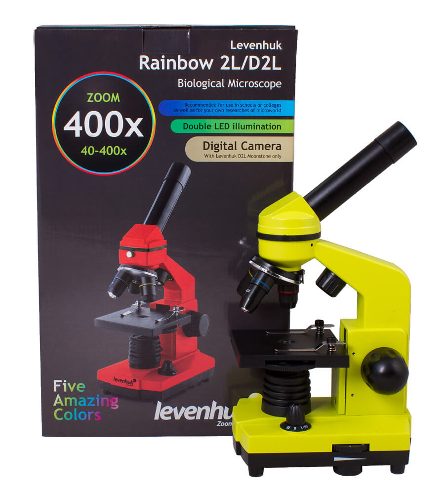 Mikroskop Levenhuk Rainbow 2L Limetka