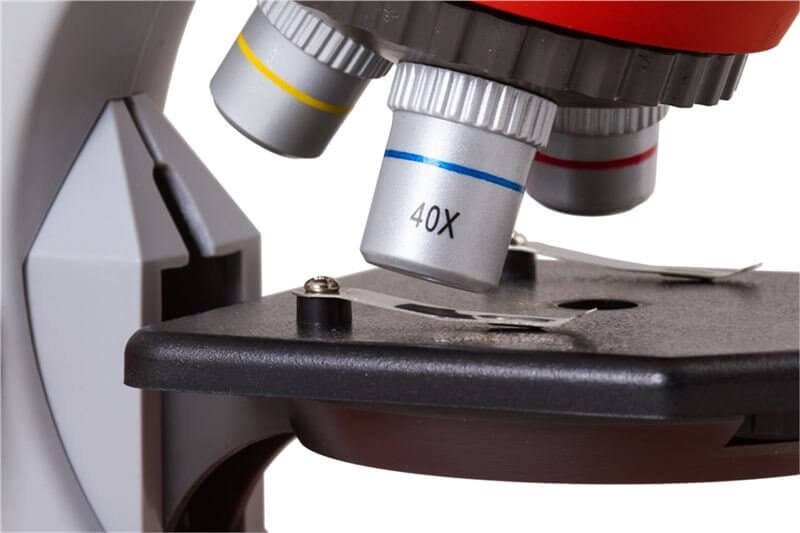 Mikroskop Bresser Junior 40x-640x, červený