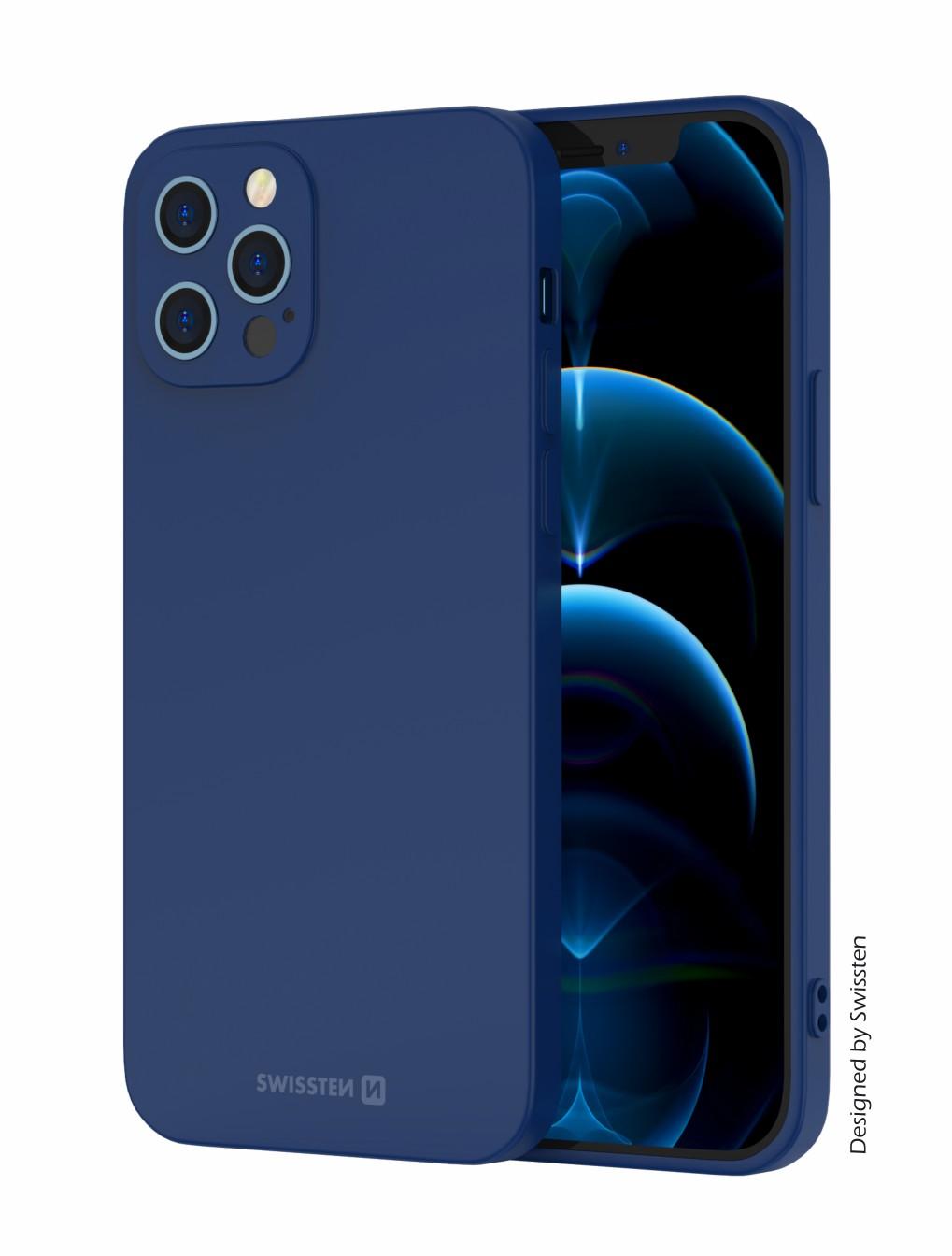 Zadné pudzro Swissten SOFT JOY Samsung G991 GALAXY S21 - modré