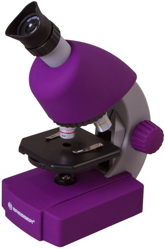 Mikroskop Bresser Junior 40x-640x, fialový
