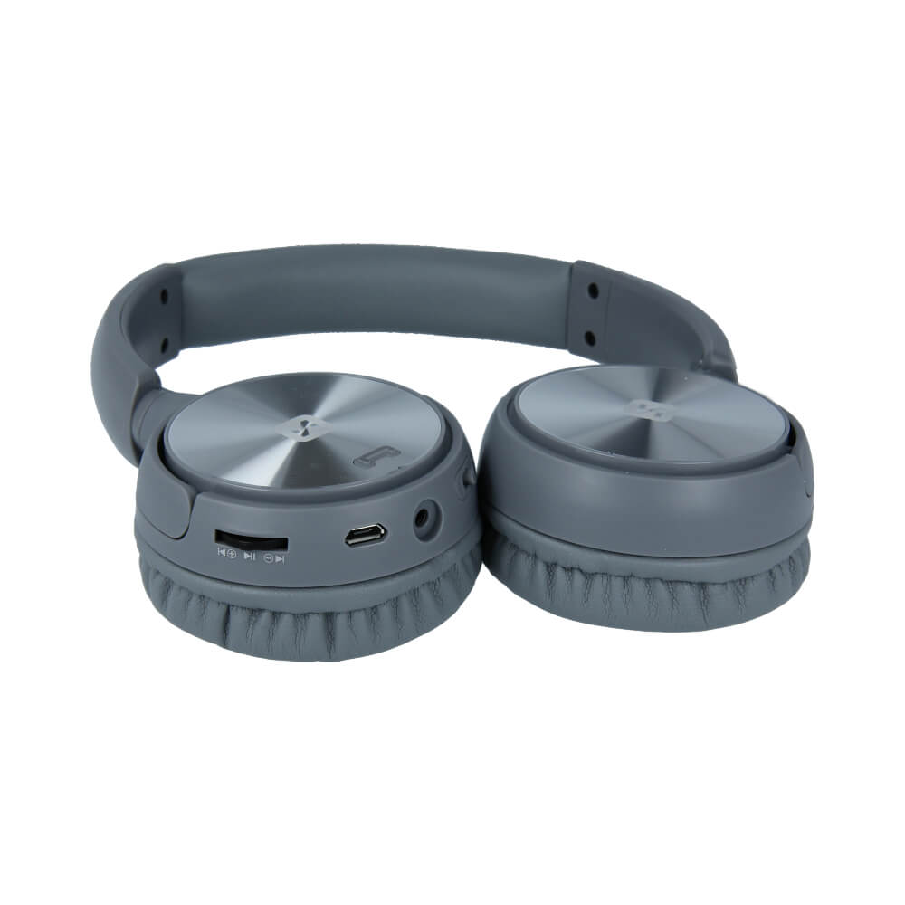 Bluetooth stereo slúchadlá Swissten na hlavu TRIX - stierobornošedé