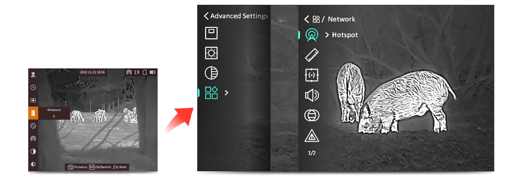 Termovizní monokulár Hikmicro LYNX S x 2